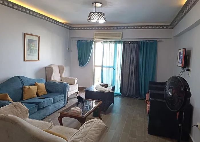Apartment علي البحر صف أول بحديقة خاصة بمنتجع براس سدر Direct Sea View